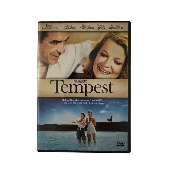 Paul Mazursky's Tempest John Vassavetes Gena Rowlands DVD 1982 New Sealed - Picture 1 of 3